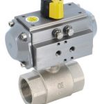 Robinet sferic actionat pneumatic 1/4 - 4"
